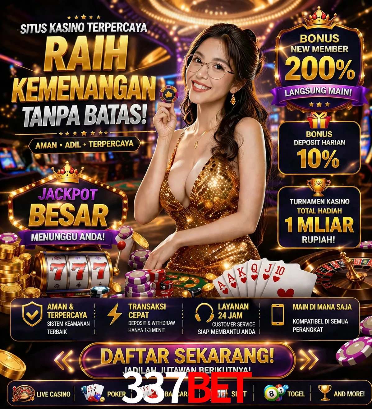 Roleta e blackjack 337bet